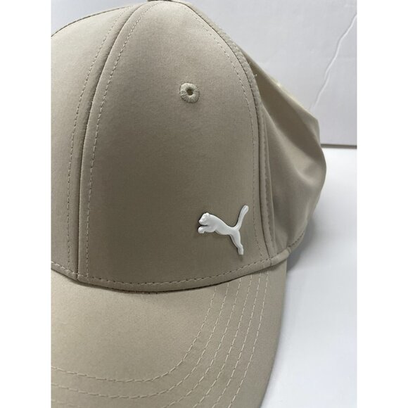 PUMA Evercat Stretch Fit Cap Beige With 3D Logo One Size - Picture 4 of 9